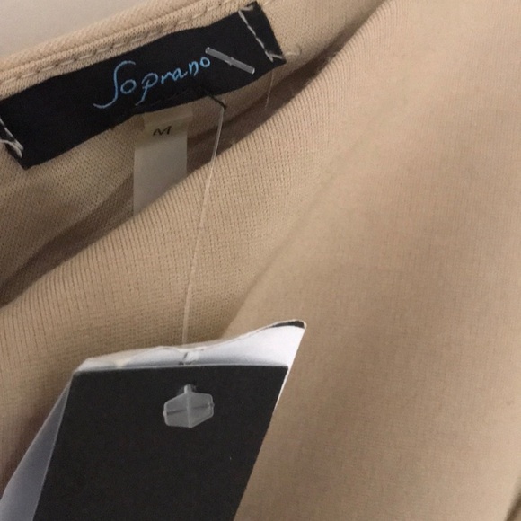 Soprano Nude one shoulder dress with slit - Picture 4 of 6